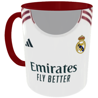 Pocillo Personalizado Camiseta Real Madrid con Nombre