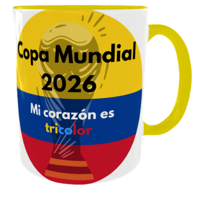 Pocillo Personalizado Selección Colombia | Diseño para Aficionados