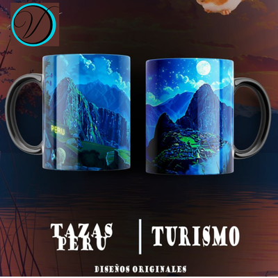 Pocillo Personalizado Montaña y Cascada