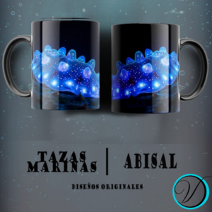Pocillo Personalizado Medusa Azul