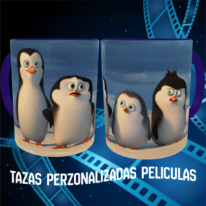 Pocillo Personalizado Pingüinos de Madagascar |