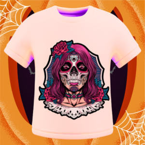 Camiseta Halloween Estilo Gótico