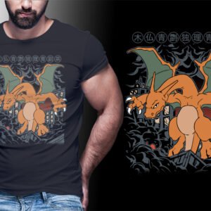 Camiseta Pokémon Estilo Moderno