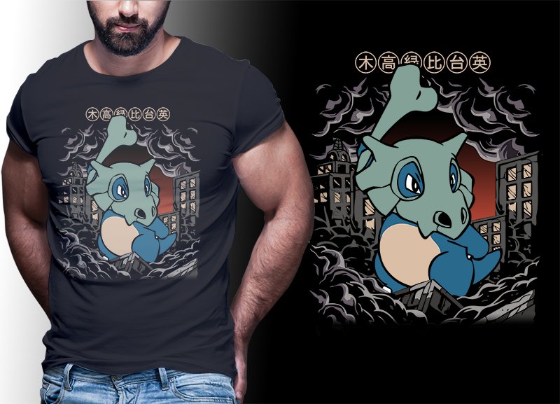 Camiseta Pokémon Diseño Ilustrado