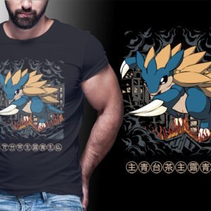 Camiseta Pokémon Estilo Trainer