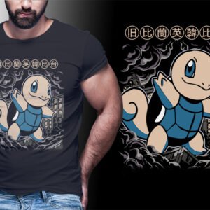 Camiseta Pokémon Diseño Moderno