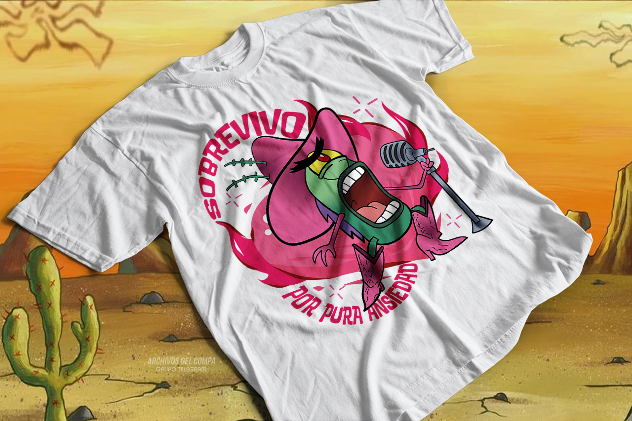 Camiseta Bob Esponja Inspiración Nickelodeon