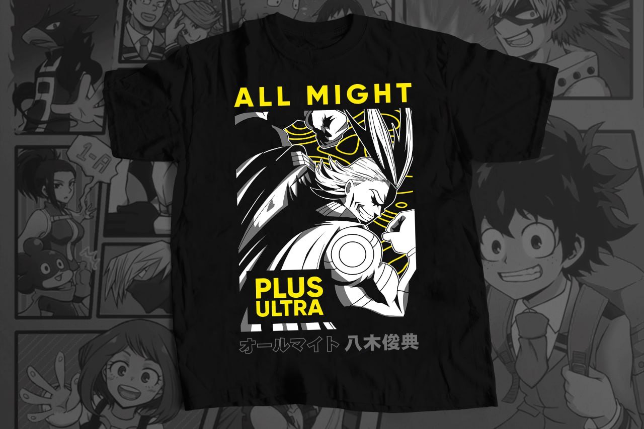 Camiseta Anime Arte Exclusivo