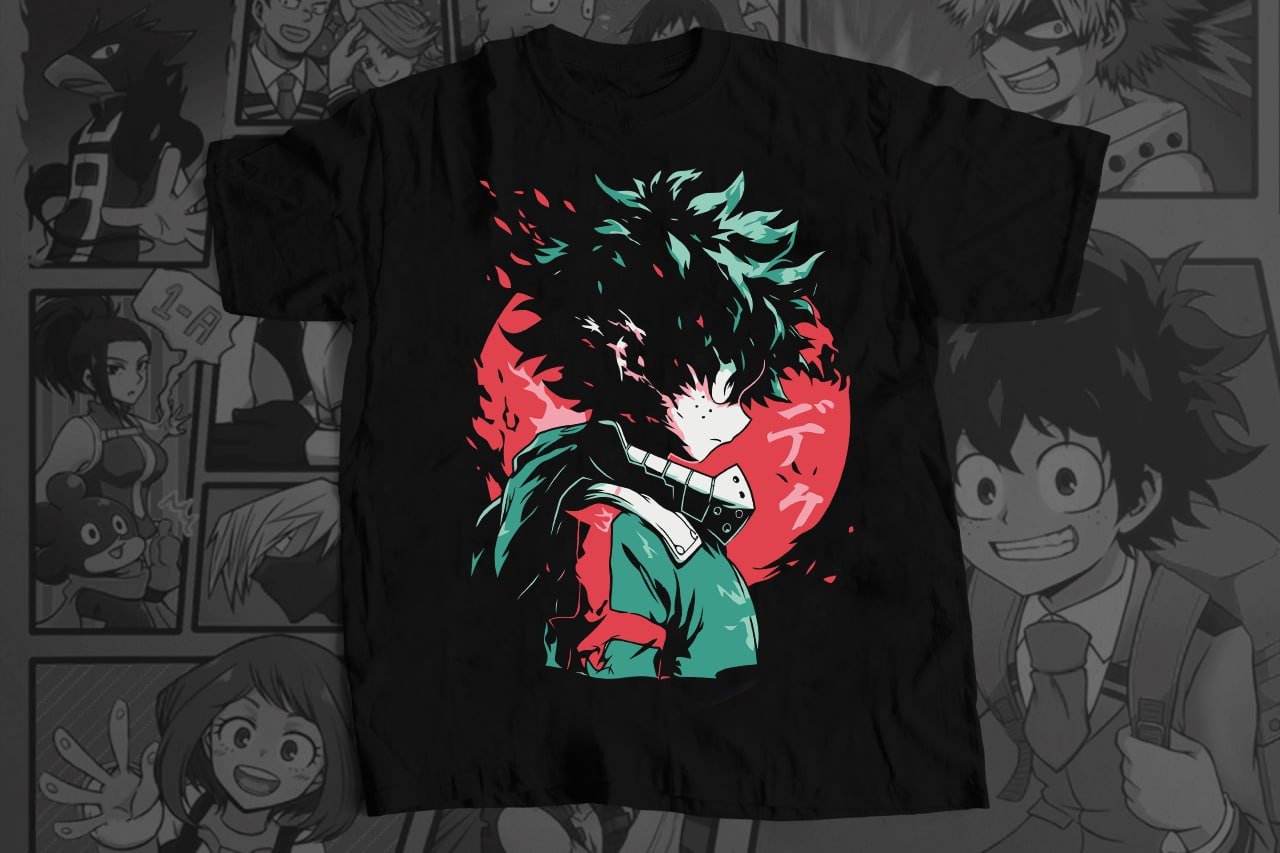 Camiseta Anime Inspiración Heroica